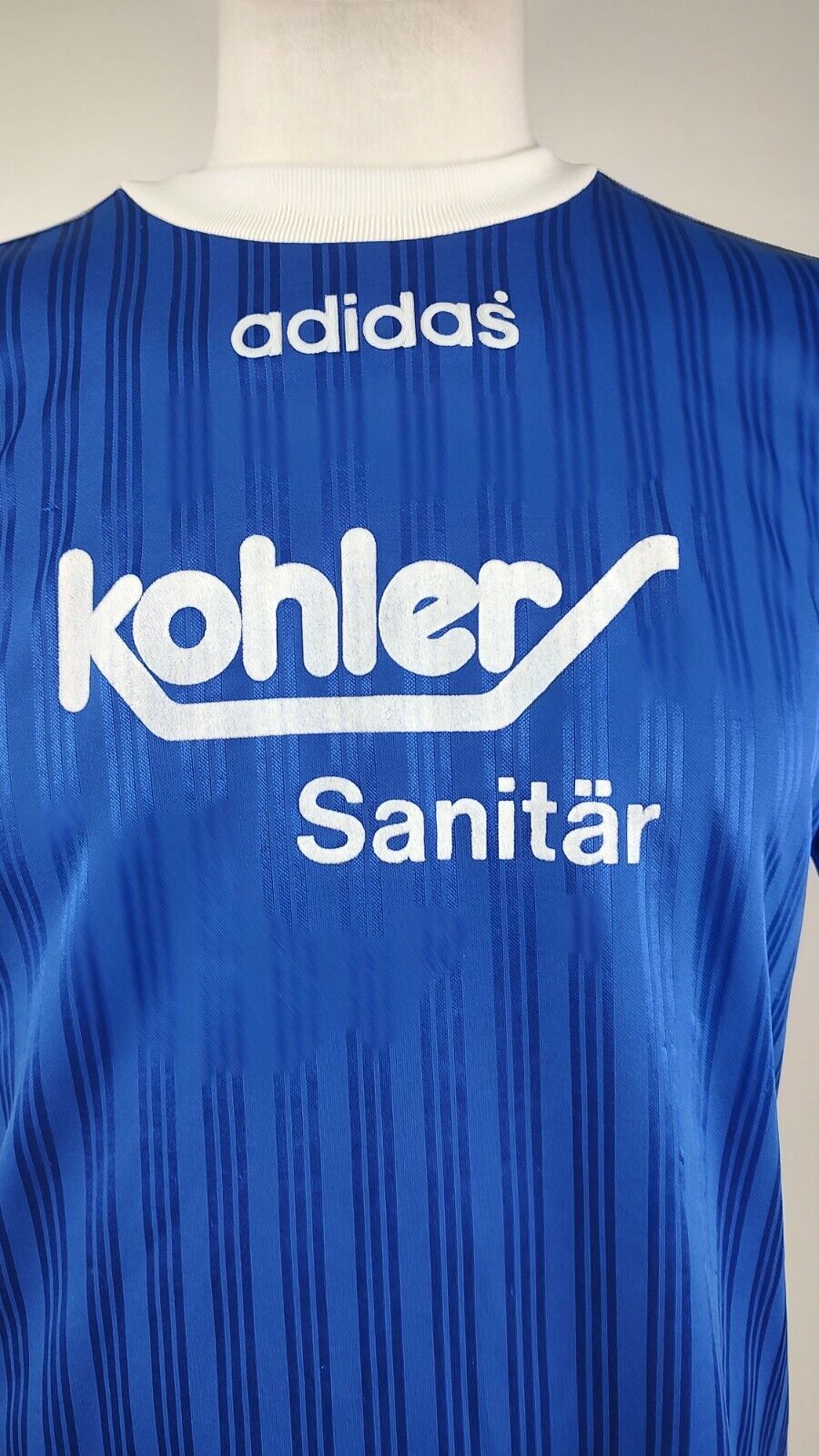 ADIDAS KOHLER N. 6 MAGLIA CALCIO UOMO Tg 16 SOCCER MAN JERSEY MADE IN UK