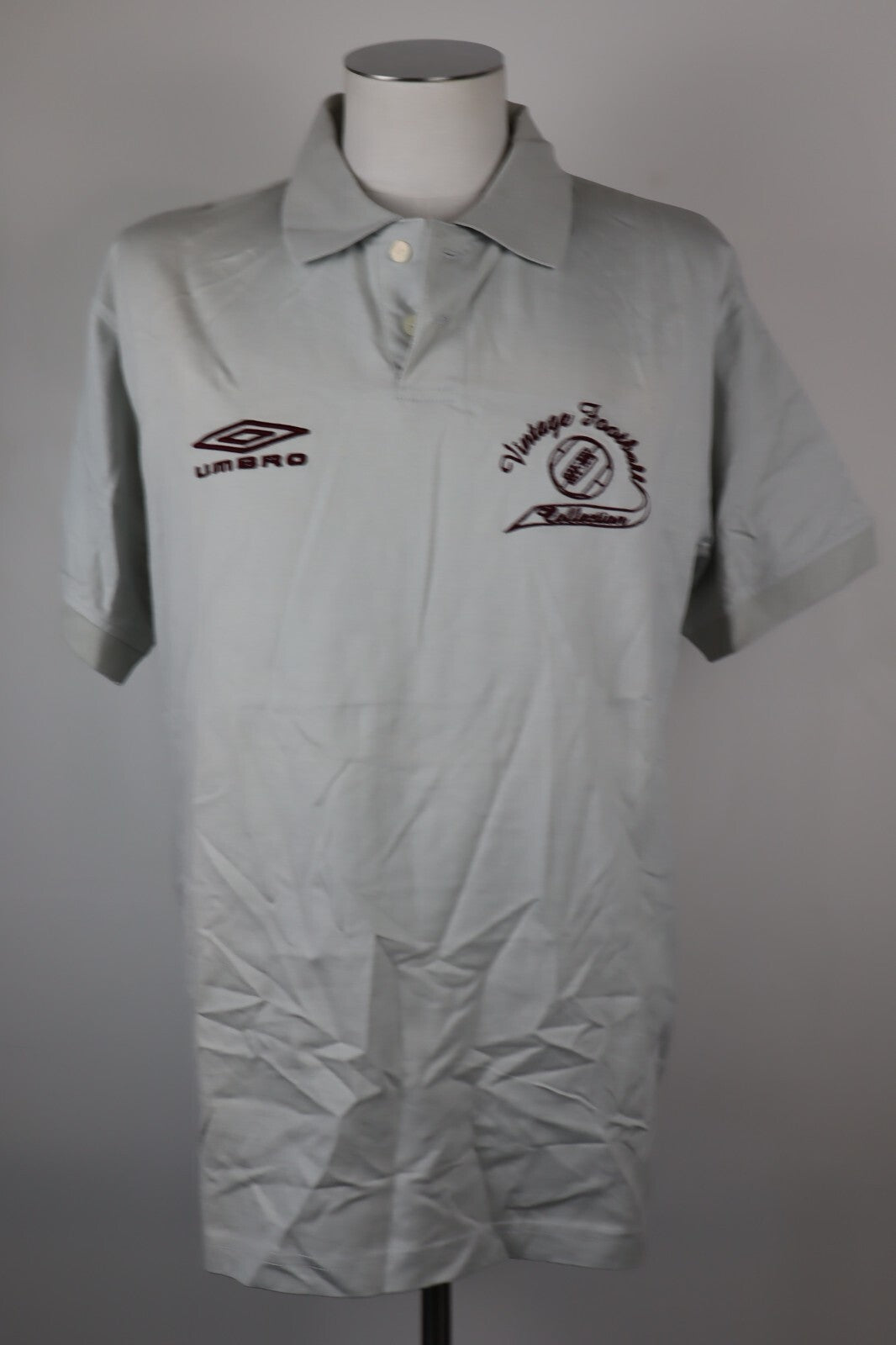 UMBRO FOOTBALL COLLECTION MAGLIA POLO UOMO TG L MAN SHIRT CASUAL VINTAGE COTONE