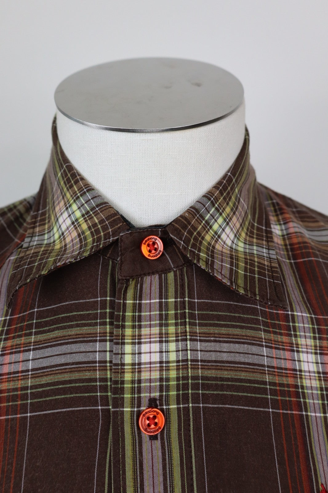 BILLABONG CAMICIA UOMO TG. S MAN CASUAL VINTAGE SHIRT COTONE COTTON LOGO