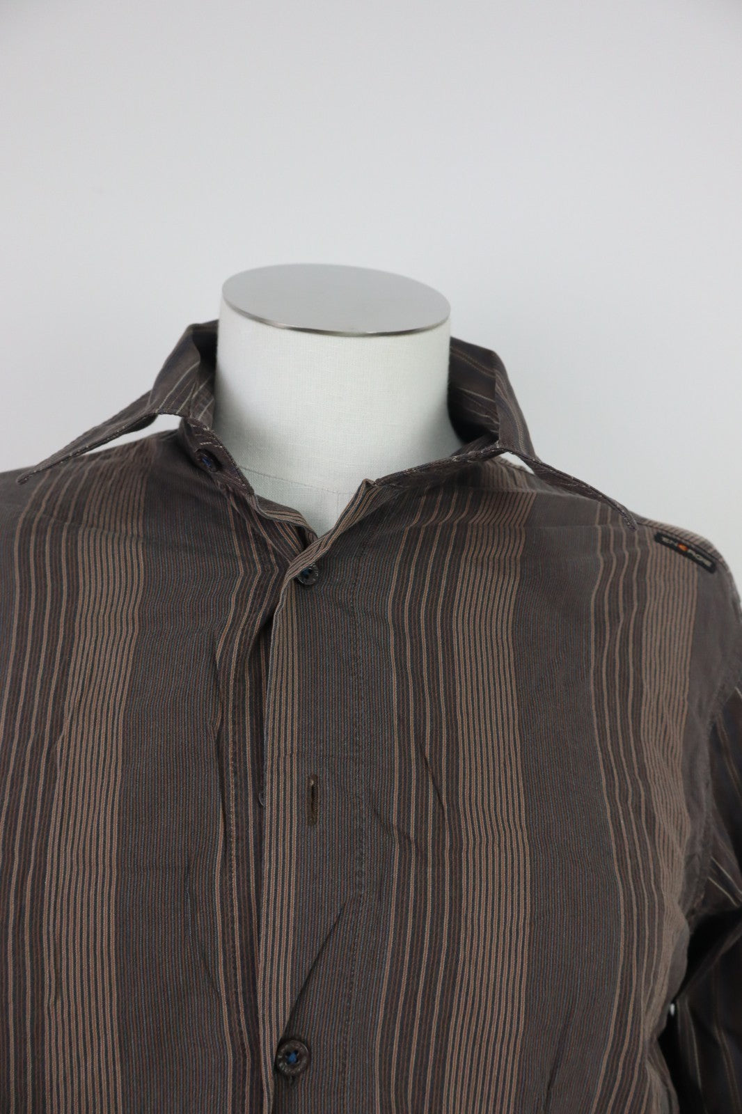 ENERGIE CAMICIA UOMO COTONE TG. M MAN CASUAL VINTAGE COTTON SHIRT MANICA LUNGA