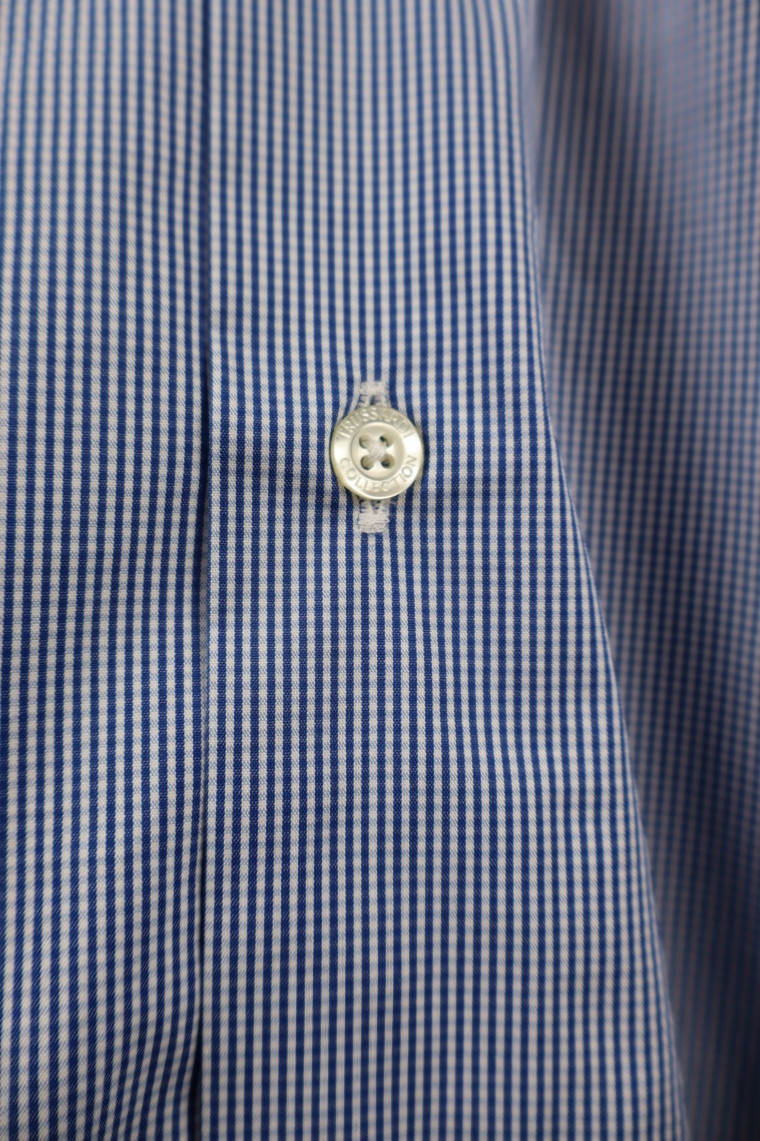 TRUSSARDI COLLECTION CAMICIA UOMO 45 18 MAN CASUAL VINTAGE SHIRT COTONE COTTON