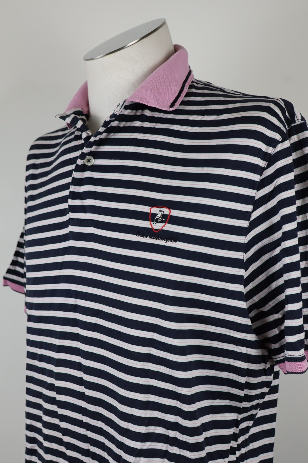 TONINO LAMBORGHINI MAGLIA POLO UOMO TG XXL MAN T-SHIRT CASUAL VINTAGE COTONE