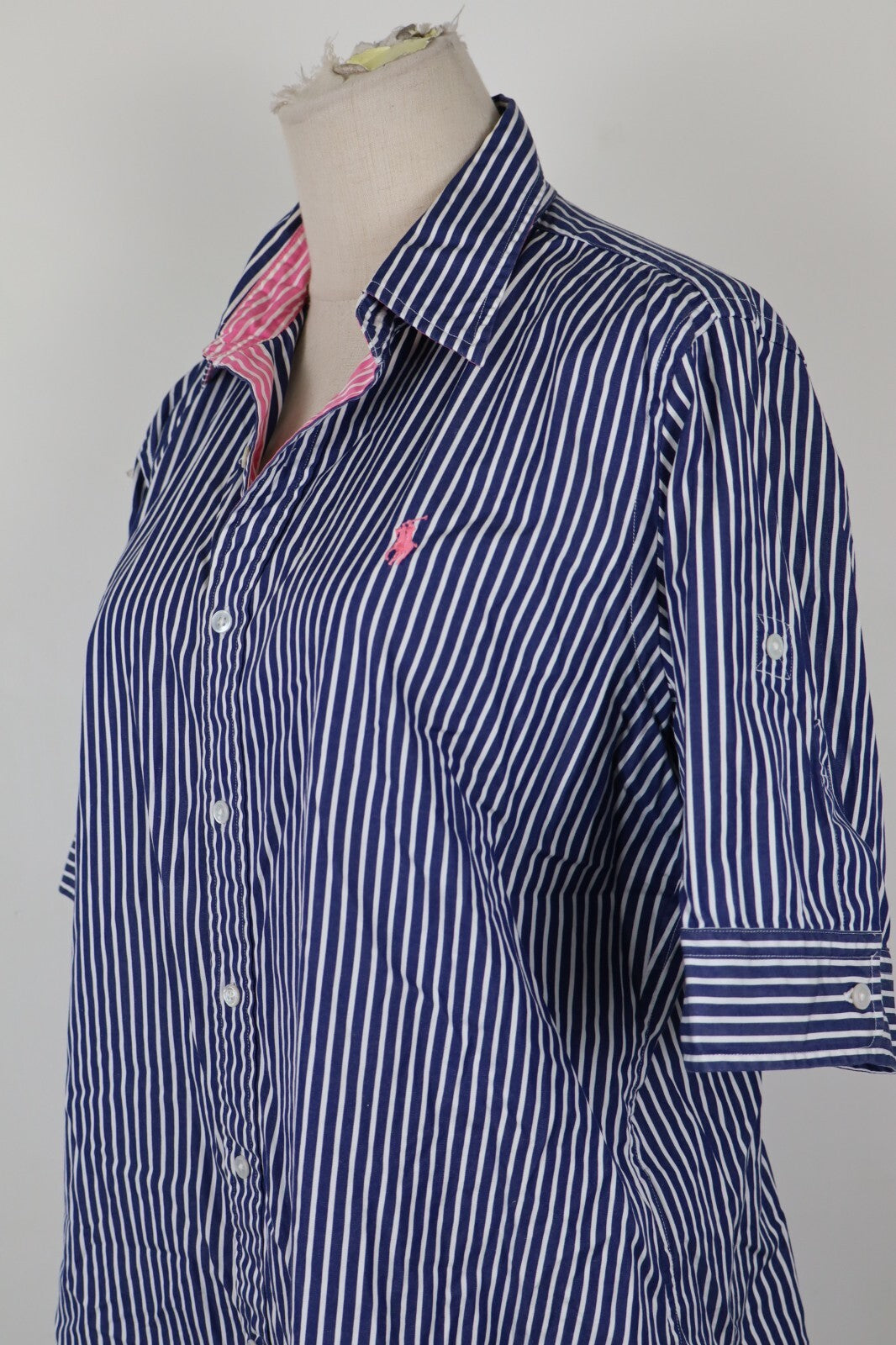 RALPH LAUREN POLO GOLF CAMICIA DONNA TG 14 WOMAN SHIRT CASUAL VINTAGE COTONE