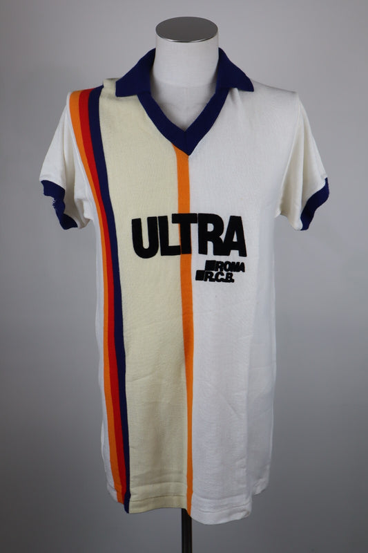 ULTRA ROMA N 5 MAGLIA CALCIO UOMO Tg L LANETTA SOCCER TRIKOT MAN JERSEY VINTAGE