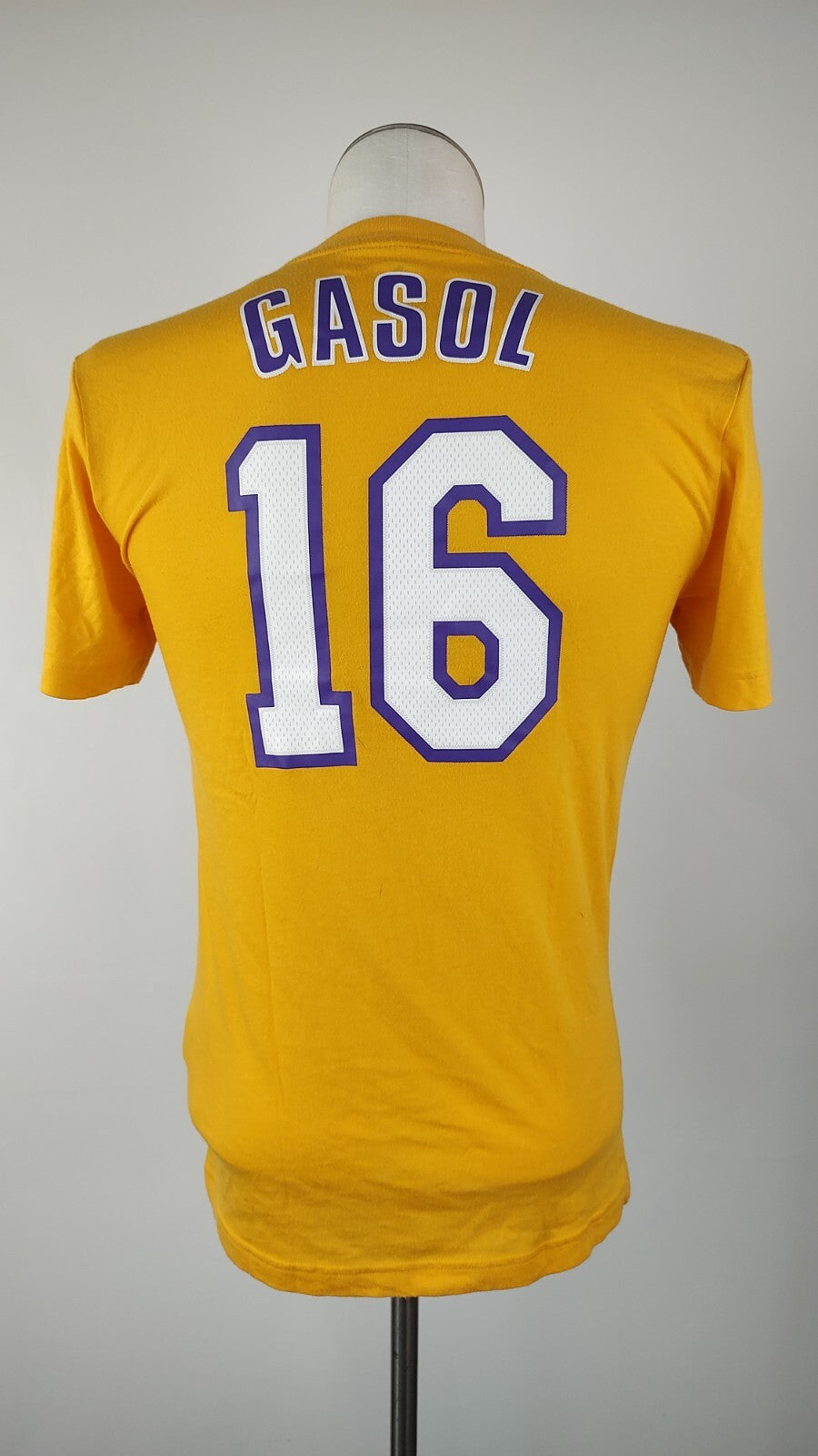 ADIDAS LAKERS GASOL N 16 NBA MAGLIA UOMO TG S MAN T-SHIRT BASKET VINTAGE SPORT