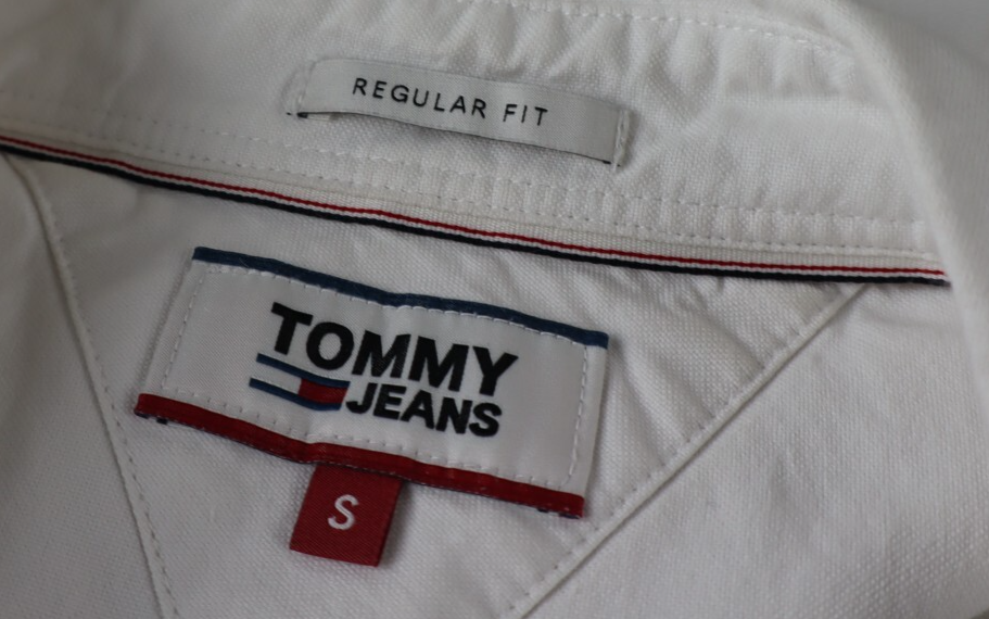 TOMMY JEANS HILFIGER CAMICIA UOMO TG. S MAN CASUAL VINTAGE SHIRT COTONE COTTON