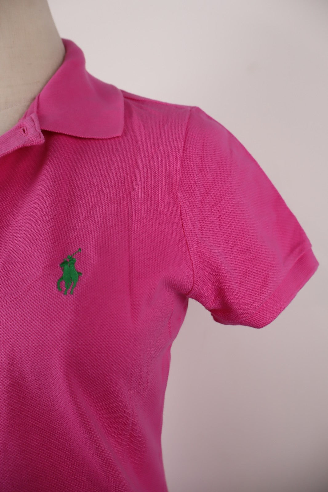 RALPH LAUREN SKINNY POLO DONNA MAGLIA COTONE S WOMAN COTTON SHIRT CASUAL VINTAGE