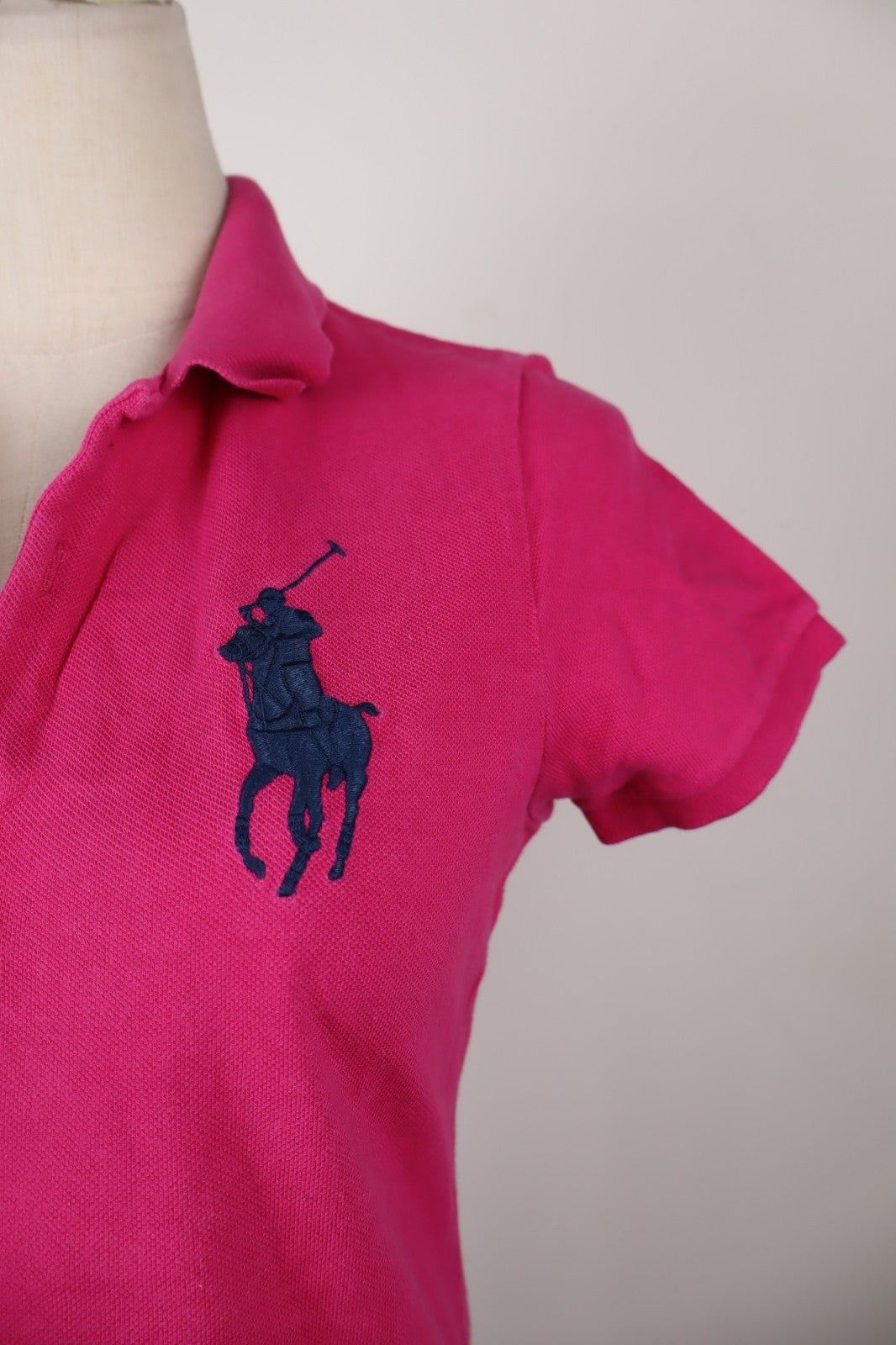 RALPH LAUREN POLO DONNA MAGLIA COTONE M WOMAN SHIRT CASUAL VINTAGE SKINNY LOGO