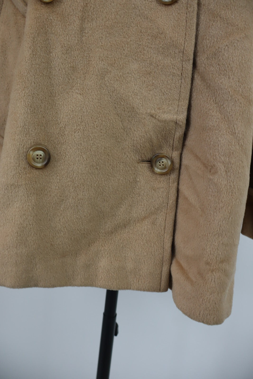 MAX MARA CAPPOTTO LANA GIACCA DONNA TG 42 WOMAN COAT VINTAGE CASUAL DOPPIOPETTO