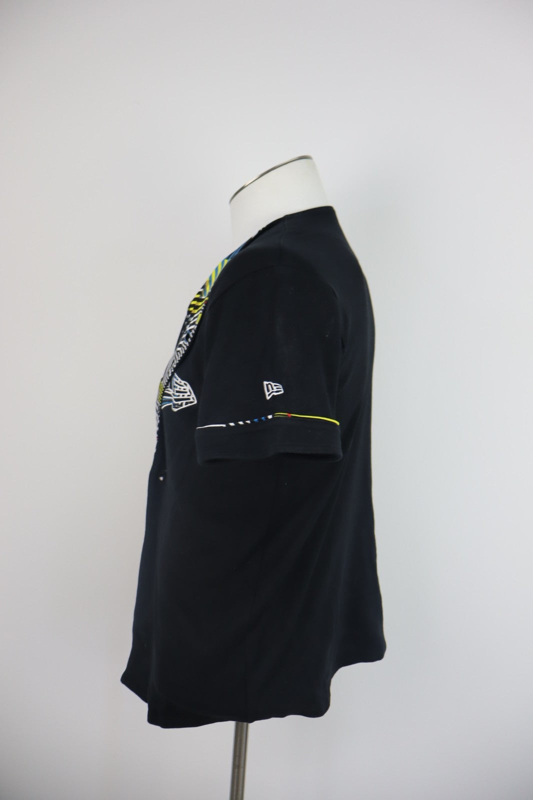 NEW ERA SHIRT UOMO Tg M MAN CASUAL VINTAGE SPORT CAMICIA BASEBALL COTONE