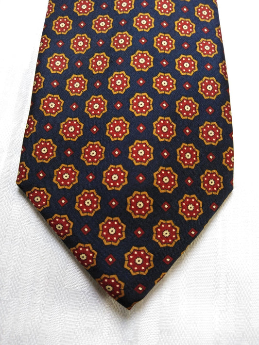 ROXY 100% SILK TIE SETA CRAVATTA NECKTIE MADE IN ITALY CLASSIC