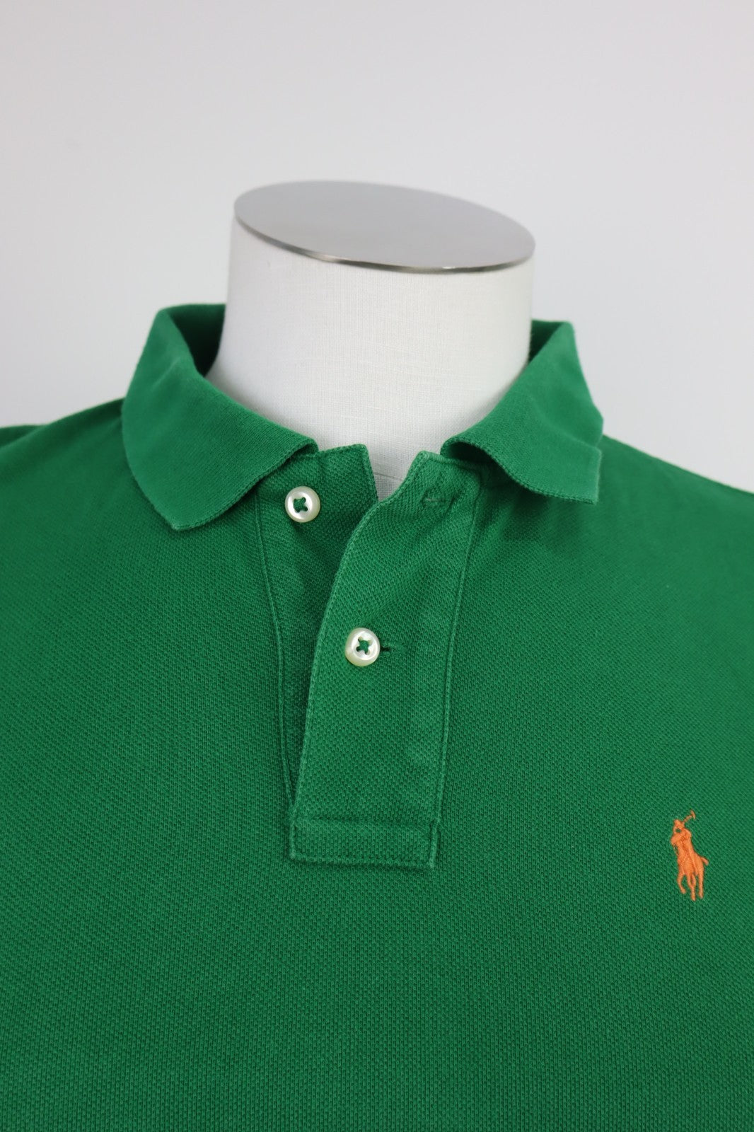 RALPH LAUREN MAGLIA POLO UOMO TG. L MAN T-SHIRT CASUAL VINTAGE COTONE COTTON