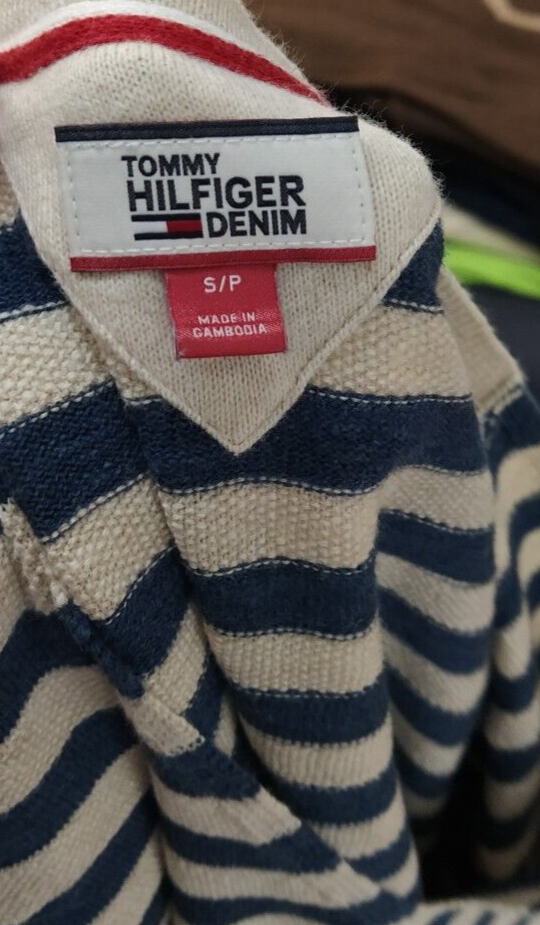 TOMMY HILFIGER DENIM MAGLIONE COTONE COTTON DONNA Tg. S WOMAN CASUAL SWEATER