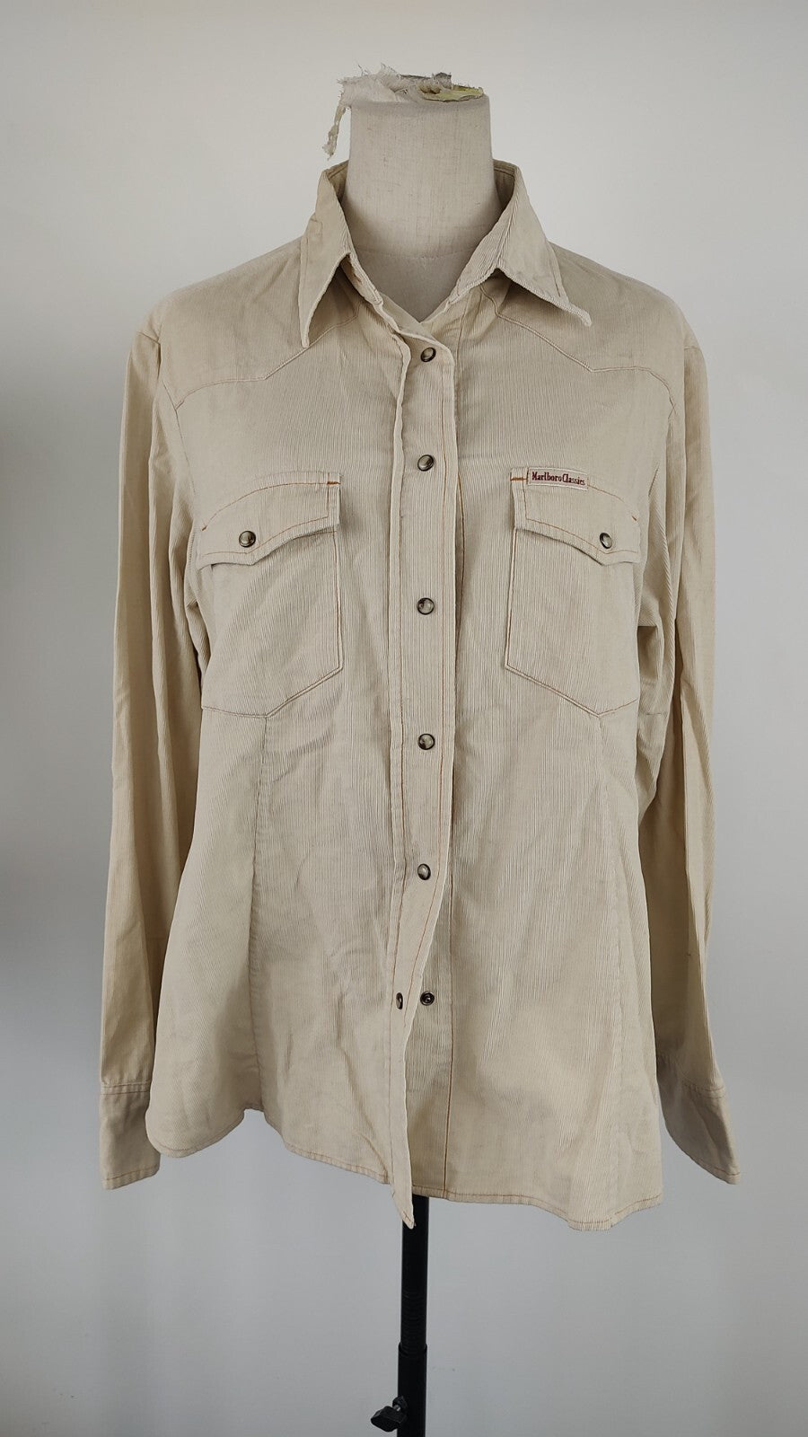 MARLBORO CLASSIC CAMICIA DONNA TG. XXL WOMAN SHIRT CASUAL VINTAGE COTONE VELLUTO