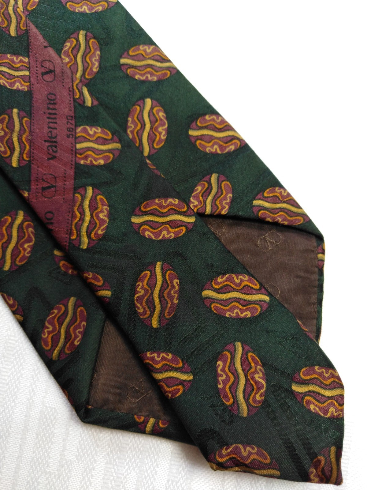 VALENTINO 100%  SILK TIE SETA CRAVATTA NECKTIE MADE IN ITALY VINTAGE