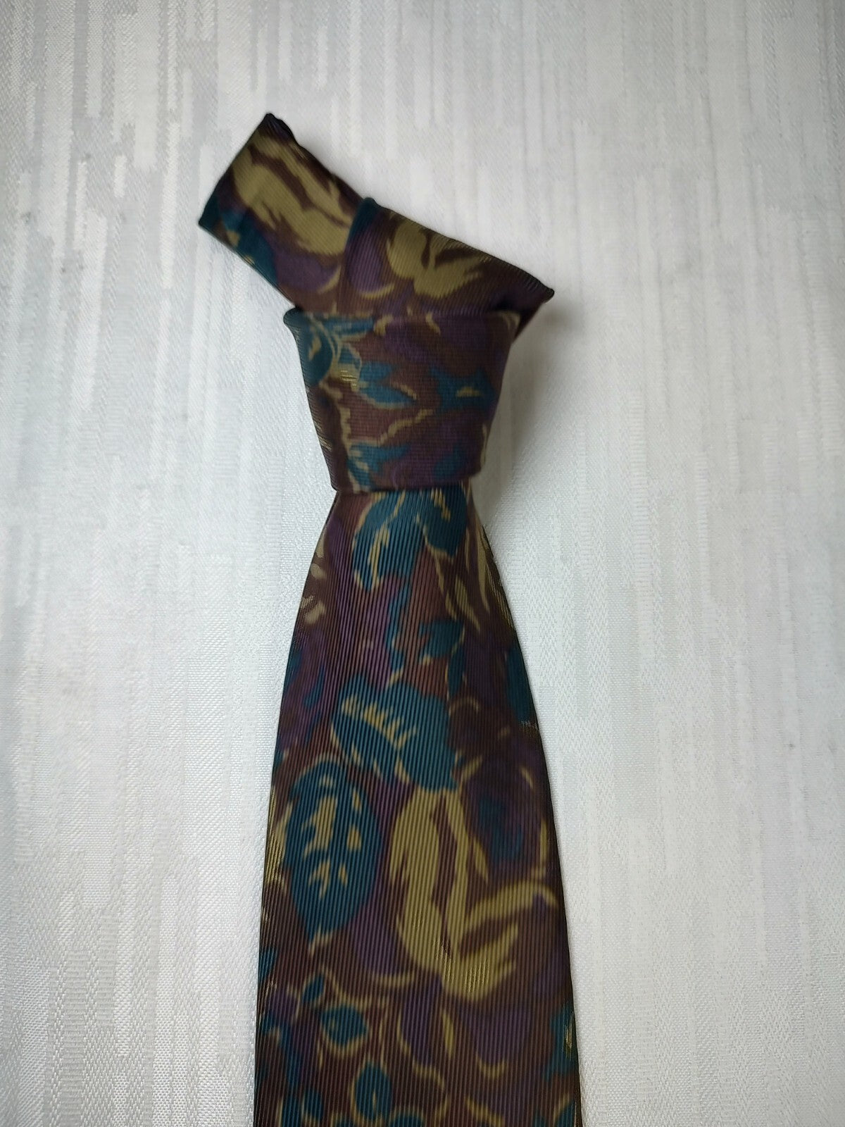 LES COPAINS 100% SILK TIE SETA CRAVATTA NECKTIE MADE IN ITALY CLASSIC