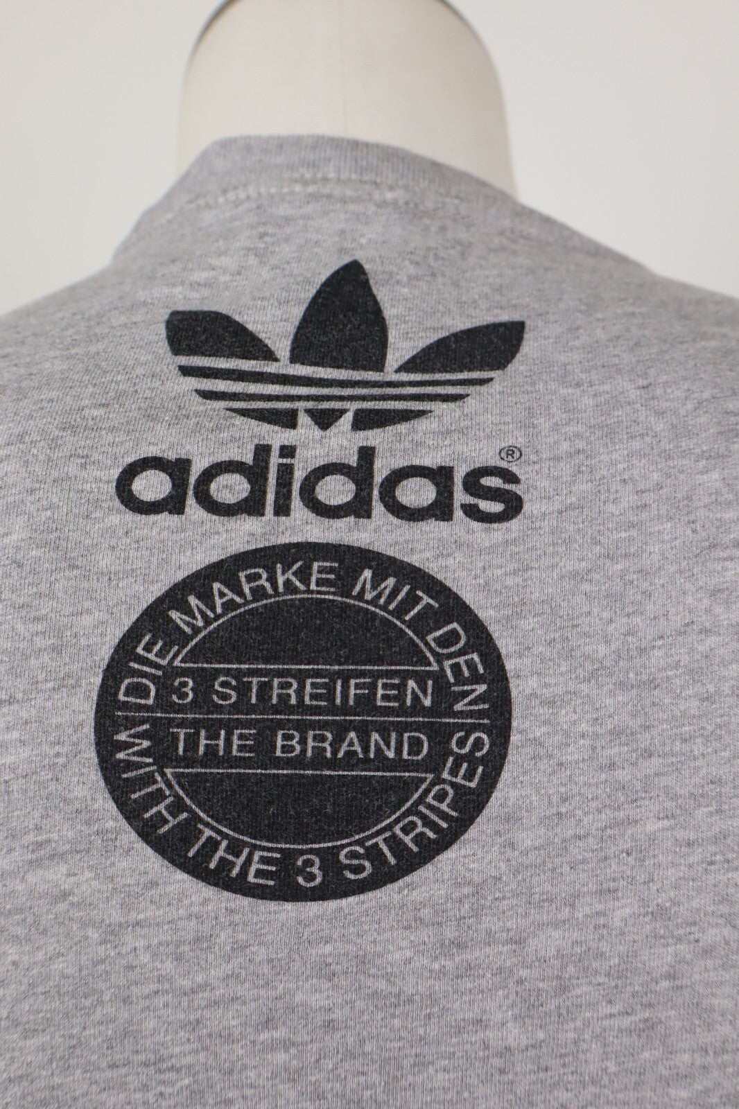 ADIDAS 3 STRIPES MAGLIA SPORTIVA  T-SHIRT UOMO Tg XS CASUAL VINTAGE COTONE