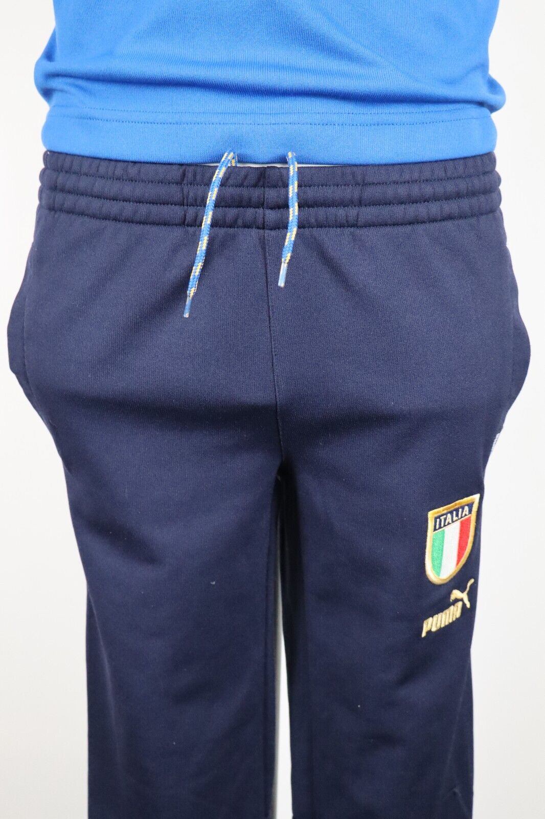 PUMA ITALIA TUTA COMPLETA CALCIO RAGAZZO Tg L TRACKSUIT SPORT VINTAGE