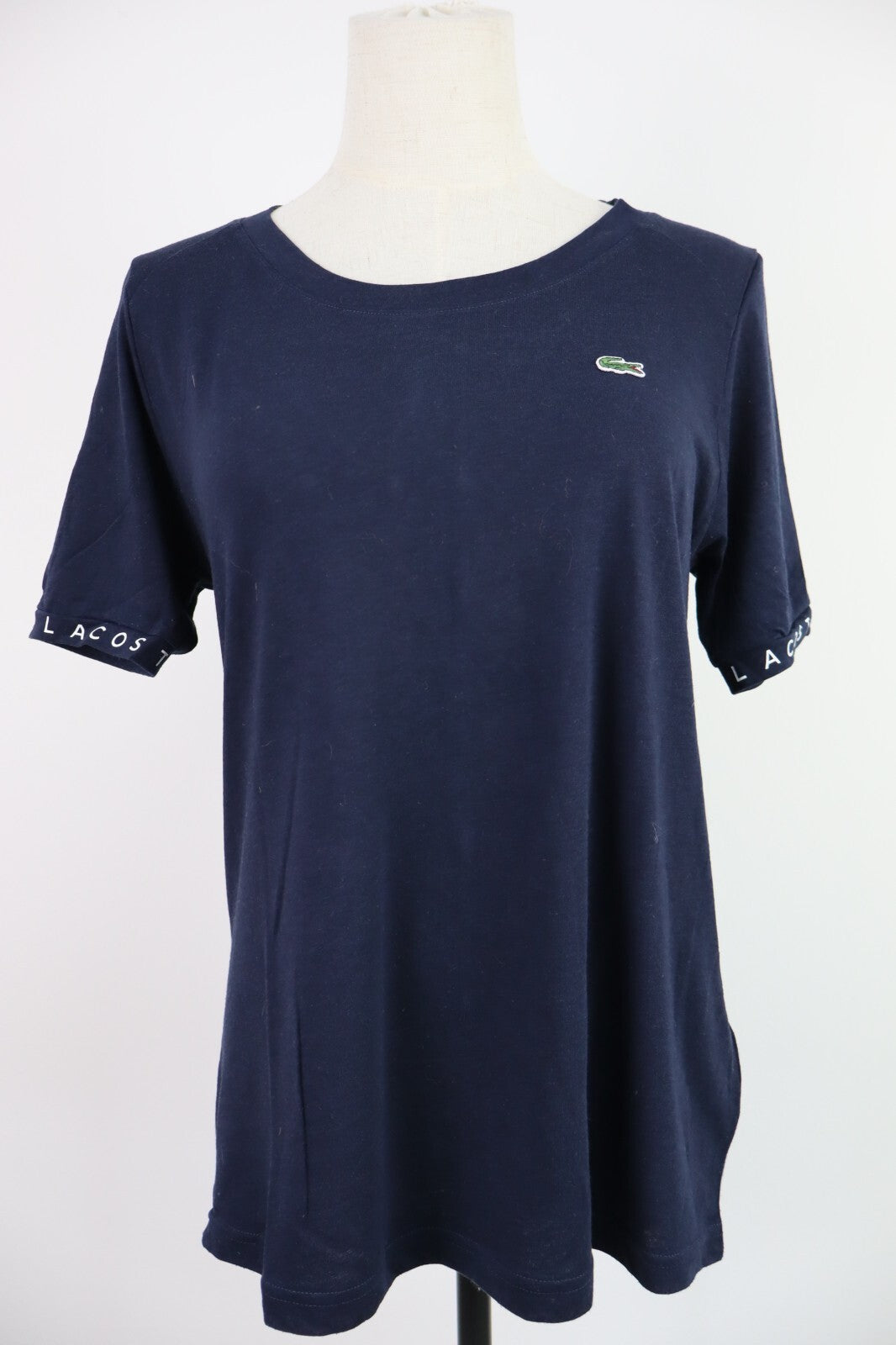 LACOSTE MAGLIA COTONE DONNA TG. S WOMAN CASUAL VINTAGE TOP T-SHIRT COTTON