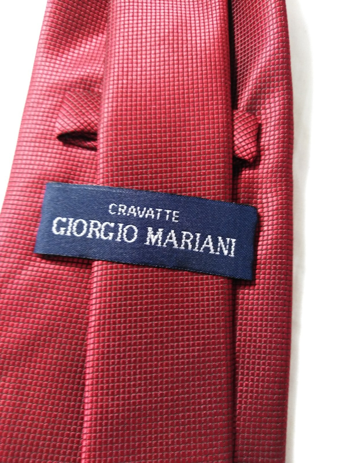 GIORGIO MARIANI  100%  SILK TIE SETA CRAVATTA SELF TIPPED NECKTIE MADE IN ITALY