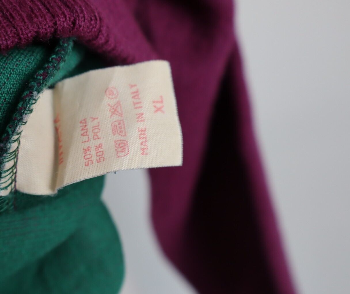 INVICTA MAGLIONE VINTAGE UOMO LANA Tg. L MAN WOOL SWEATER CASUAL