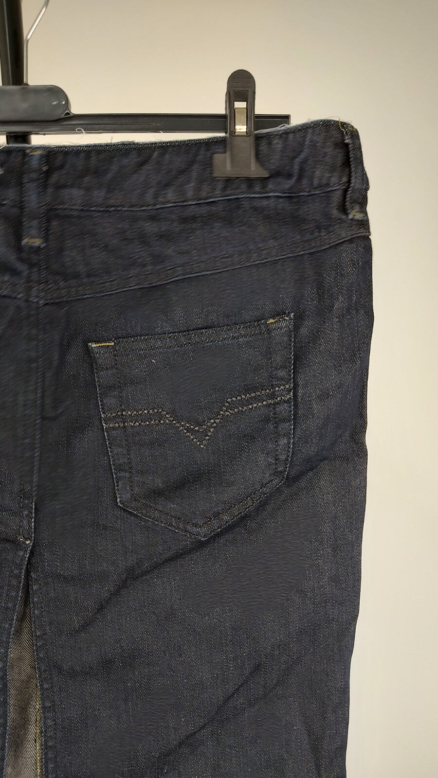 DIESEL GONNA JEANS  DENIM DONNA WOMAN SKIRT Tg. M CASUAL VINTAGE COTONE