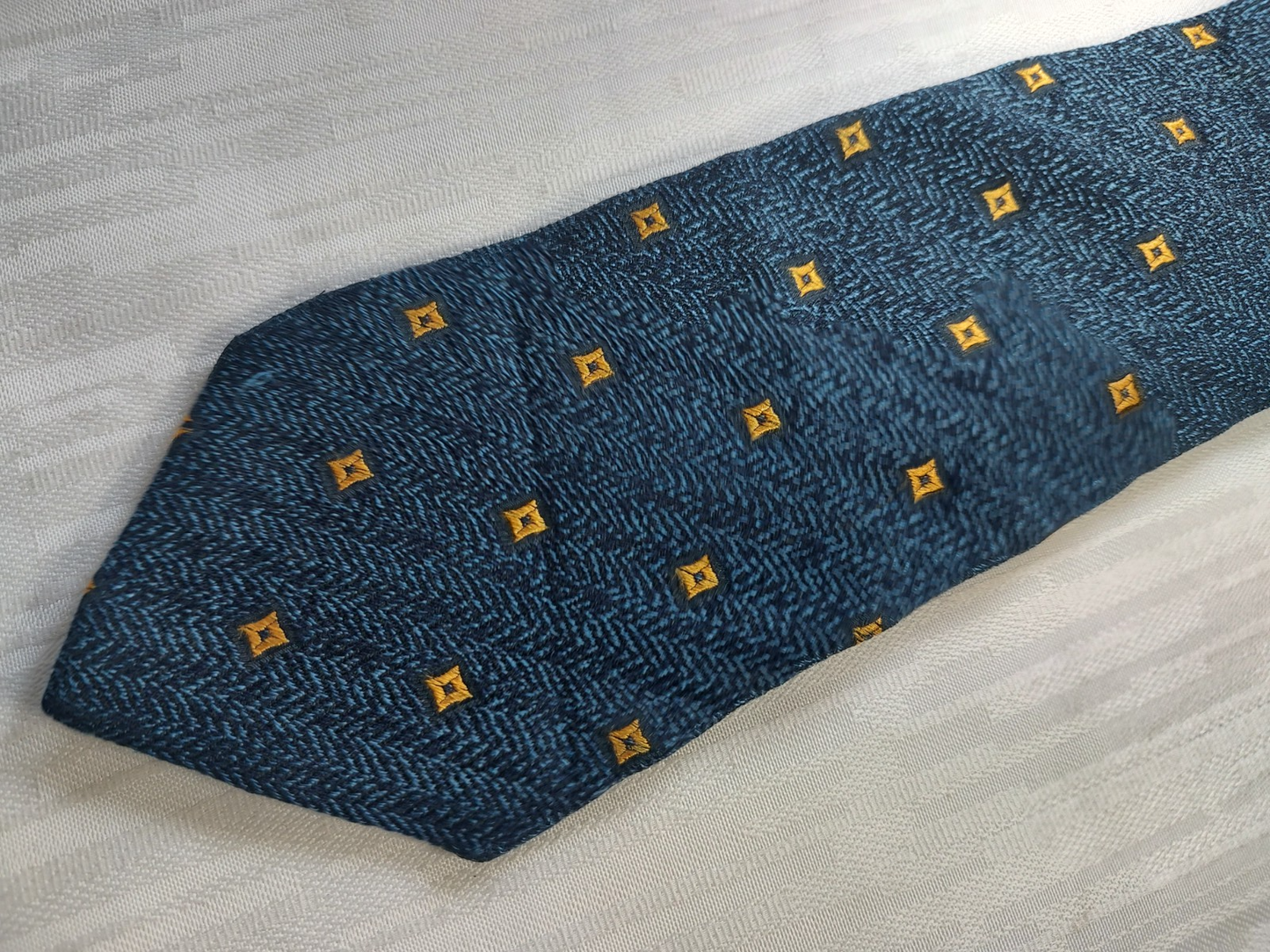 TRUSSARDI LANA  SILK TIE SETA CRAVATTA NECKTIE MADE IN ITALY CLASSIC