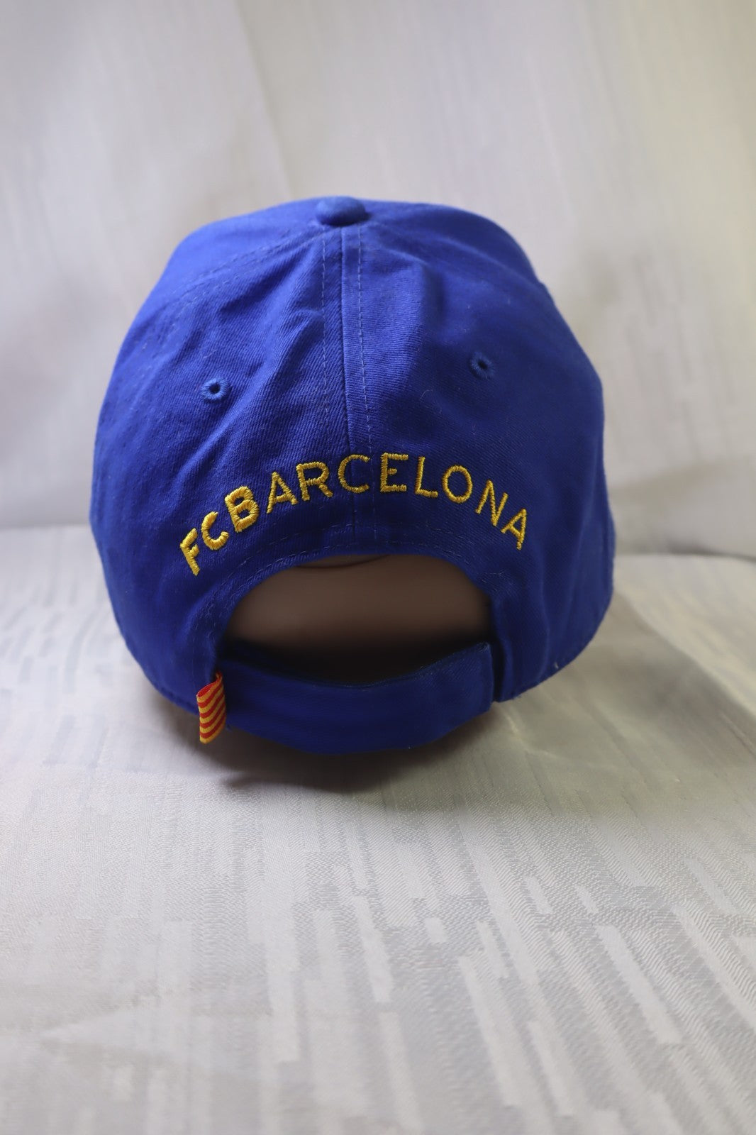 FCB BARCELLONA CAPPELLO BERRETTO UOMO CALCIO SOCCER TAGLIA UNICA HAT VINTAGE