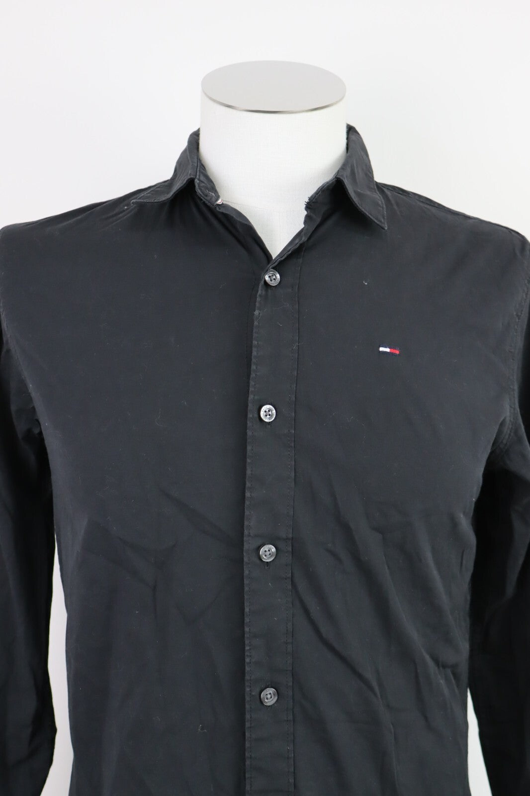 TOMMY JEANS HILFIGER CAMICIA SHIRT UOMO Tg S MAN VINTAGE CASUAL COTONE SLIM FIT