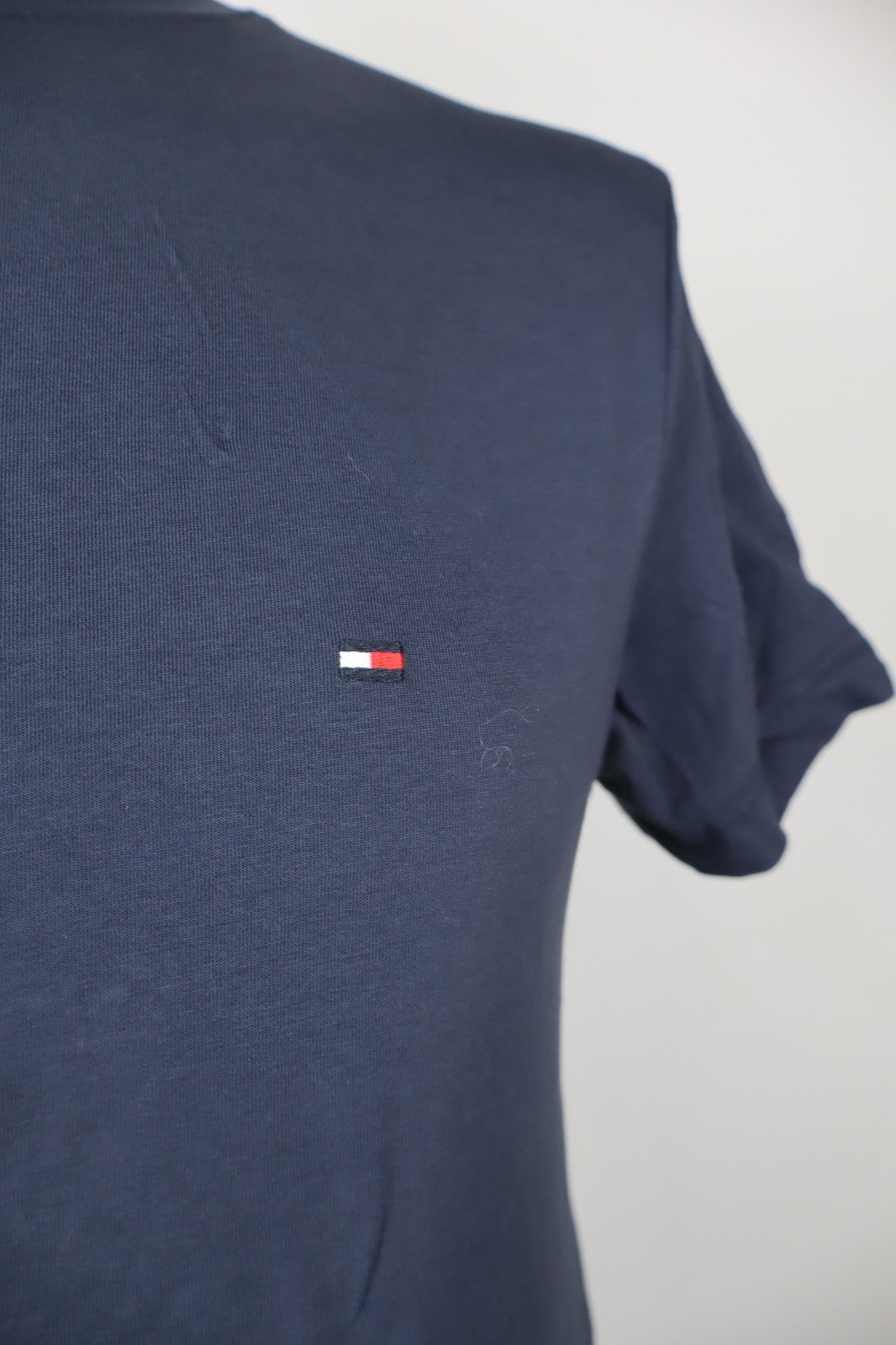 TOMMY HILFIGER MAGLIA UOMO TG M MAN T-SHIRT CASUAL VINTAGE COTONE COTTON BLU