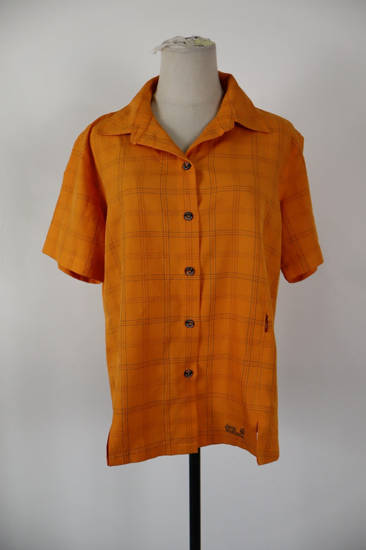 JACK WOLFSKIN CAMICIA DONNA TG. L WOMAN SHIRT CASUAL VINTAGE