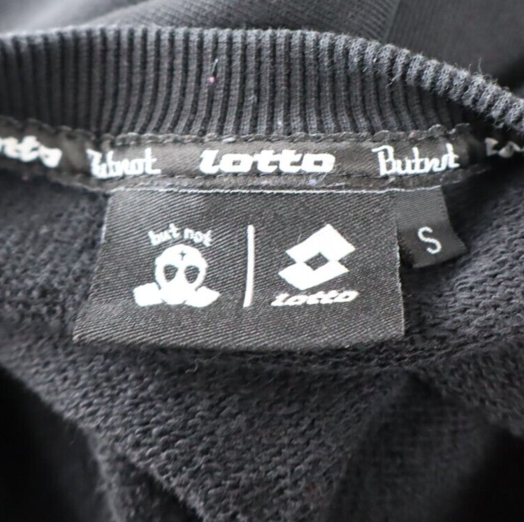 LOTTO BUT NOT FELPA MAGLIA COTONE UOMO Tg S MAN COTTON JACKET SWEATSHIRT VINTAGE