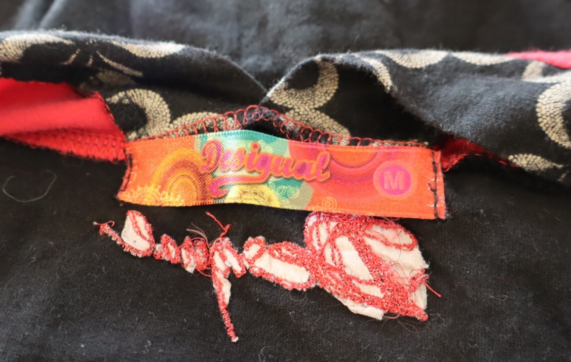 DESIGUAL VESTITO ABITO DONNA TG. M WOMAN CASUAL VINTAGE DRESS