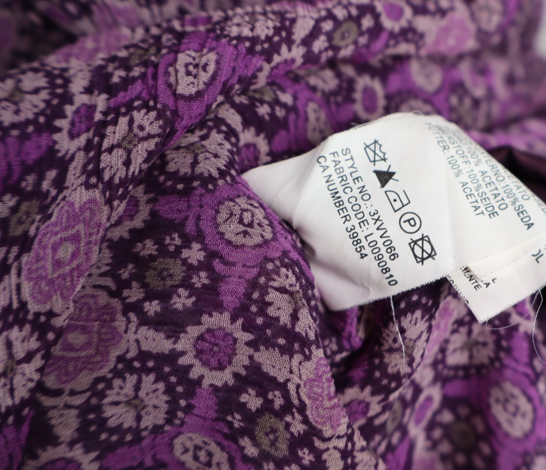 MARLBORO CLASSICS VESTITO DONNA 46 WOMAN CASUAL VINTAGE DRESS ABITO SETA ACETATO