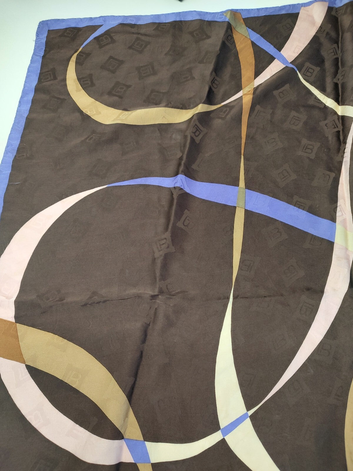 LAURA BIAGIOTTI FOULARD 100% SILK SETA SCARVES SCARF SQUARE MADE ITALY