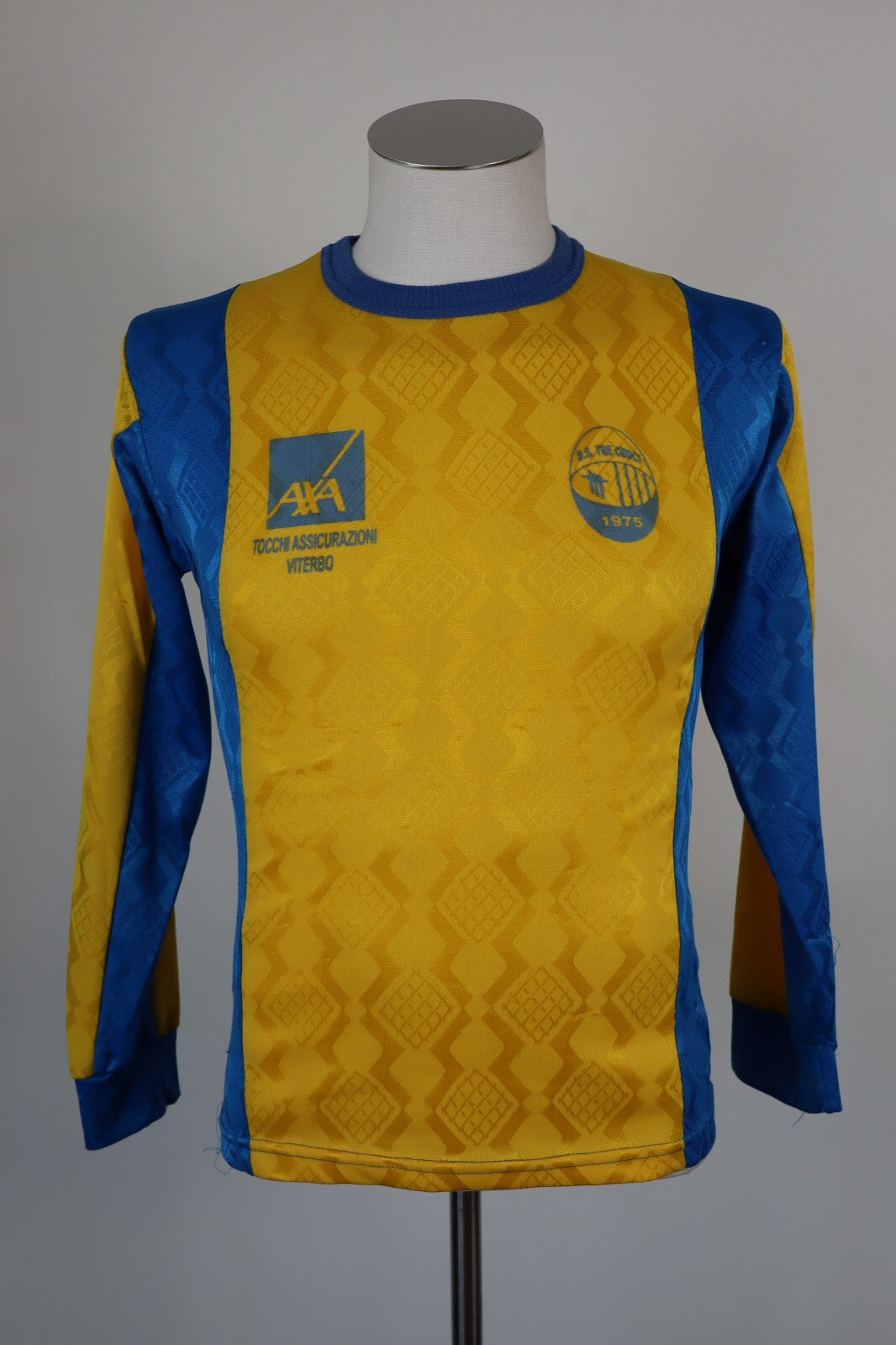 SS TRE CROCI MAGLIA CALCIO TRIKOT UOMO Tg S SOCCER JERSEY VINTAGE SHIRT SPORT