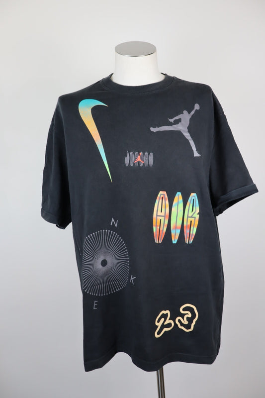 NIKE AIR JORDAN MAGLIA COTONE UOMO TG XL MAN COTTON T-SHIRT CASUAL VINTAGE
