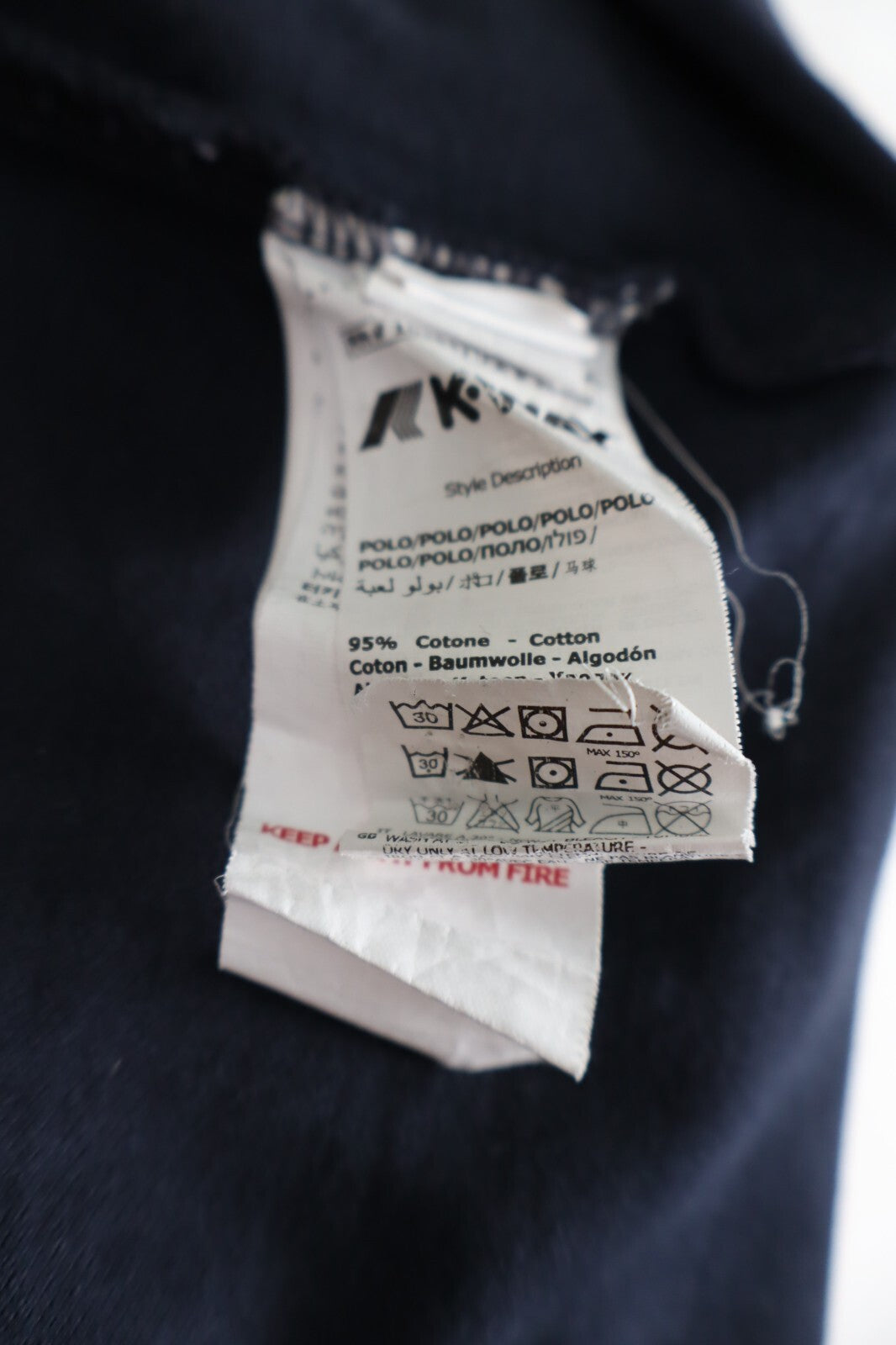 K-WAY MAGLIA POLO UOMO TG. S MAN SHIRT CASUAL VINTAGE COTONE COTTON