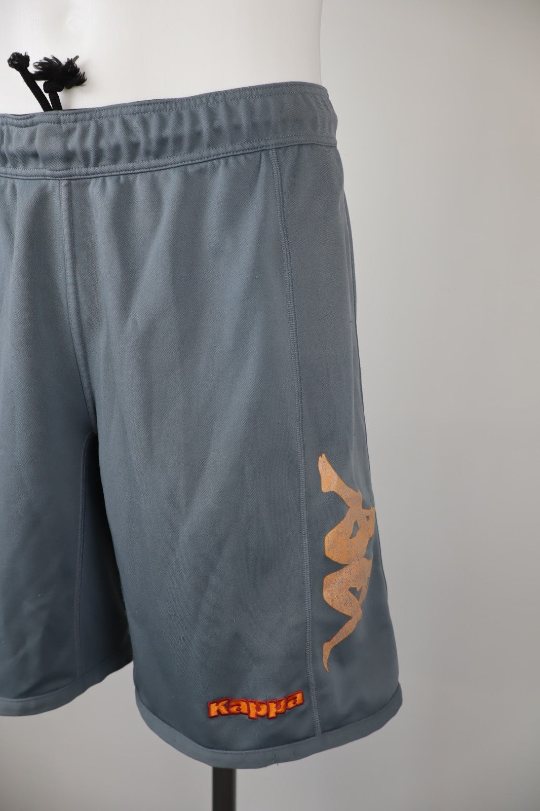 KAPPA AS ROMA PANTALONCINI CALCIO SPORT UOMO TG M VINTAGE MEN SHORTS