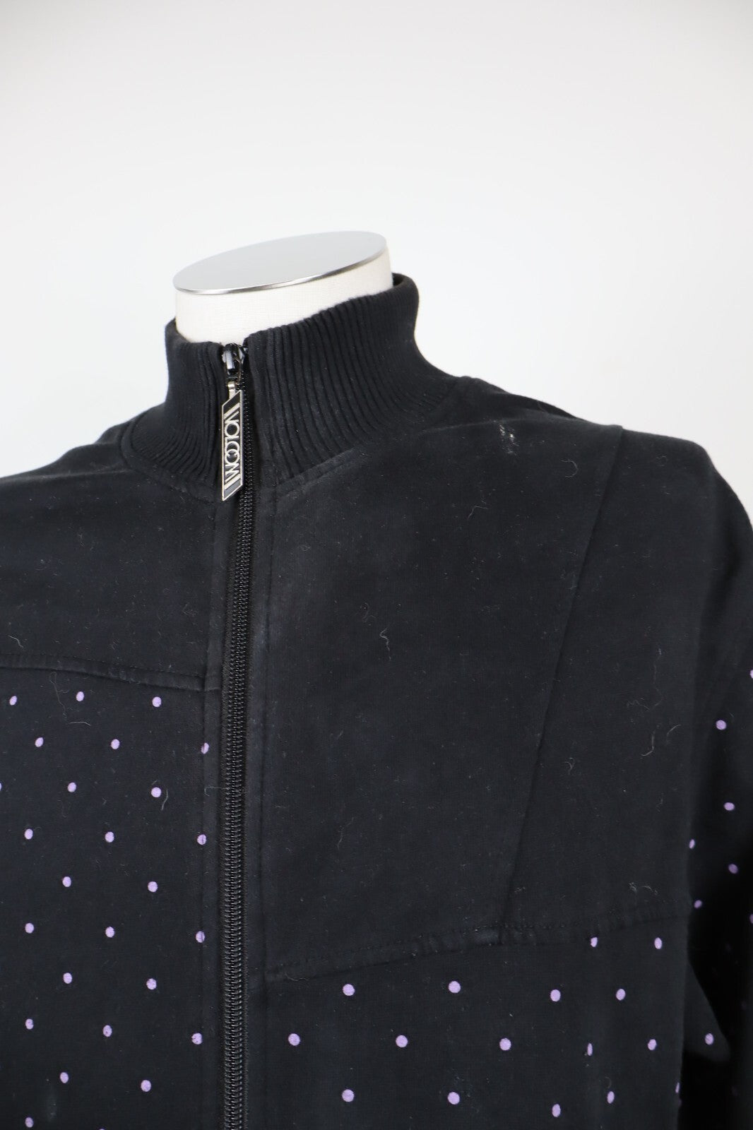 VOLCOM FELPA CON ZIP JACKET UOMO Tg XL MAN SWEATSHIRT CASUAL VINTAGE