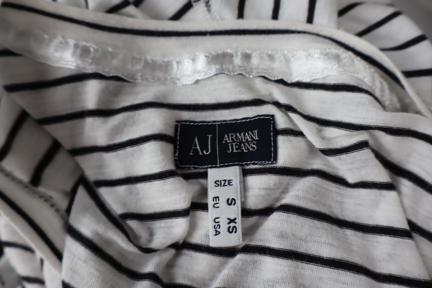 AJ ARMANI JEANS MAGLIA COTONE UOMO TG. S MAN COTTON SHIRT CASUAL VINTAGE LOGO