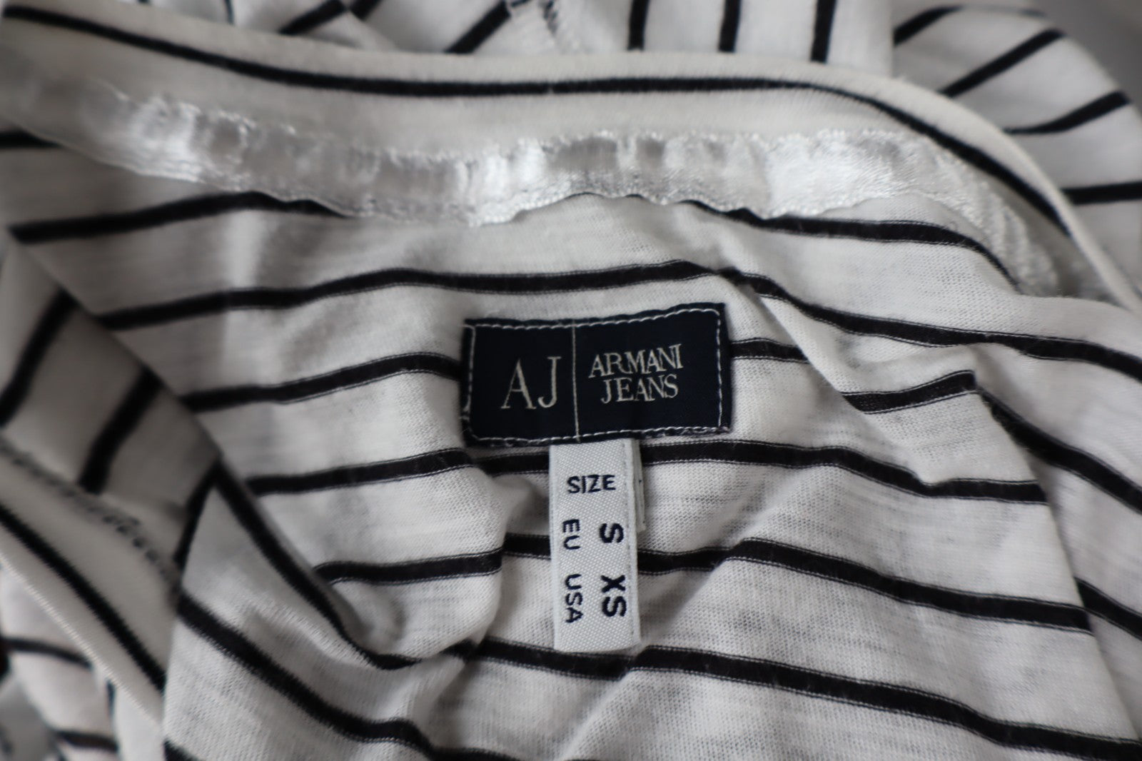 AJ ARMANI JEANS MAGLIA COTONE UOMO TG. S MAN COTTON SHIRT CASUAL VINTAGE LOGO