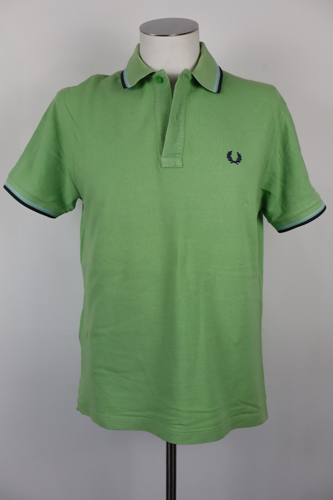 FRED PERRY POLO MAGLIA UOMO COTONE TG 44" 112CM  MAN SHIRT CASUAL VINTAGE