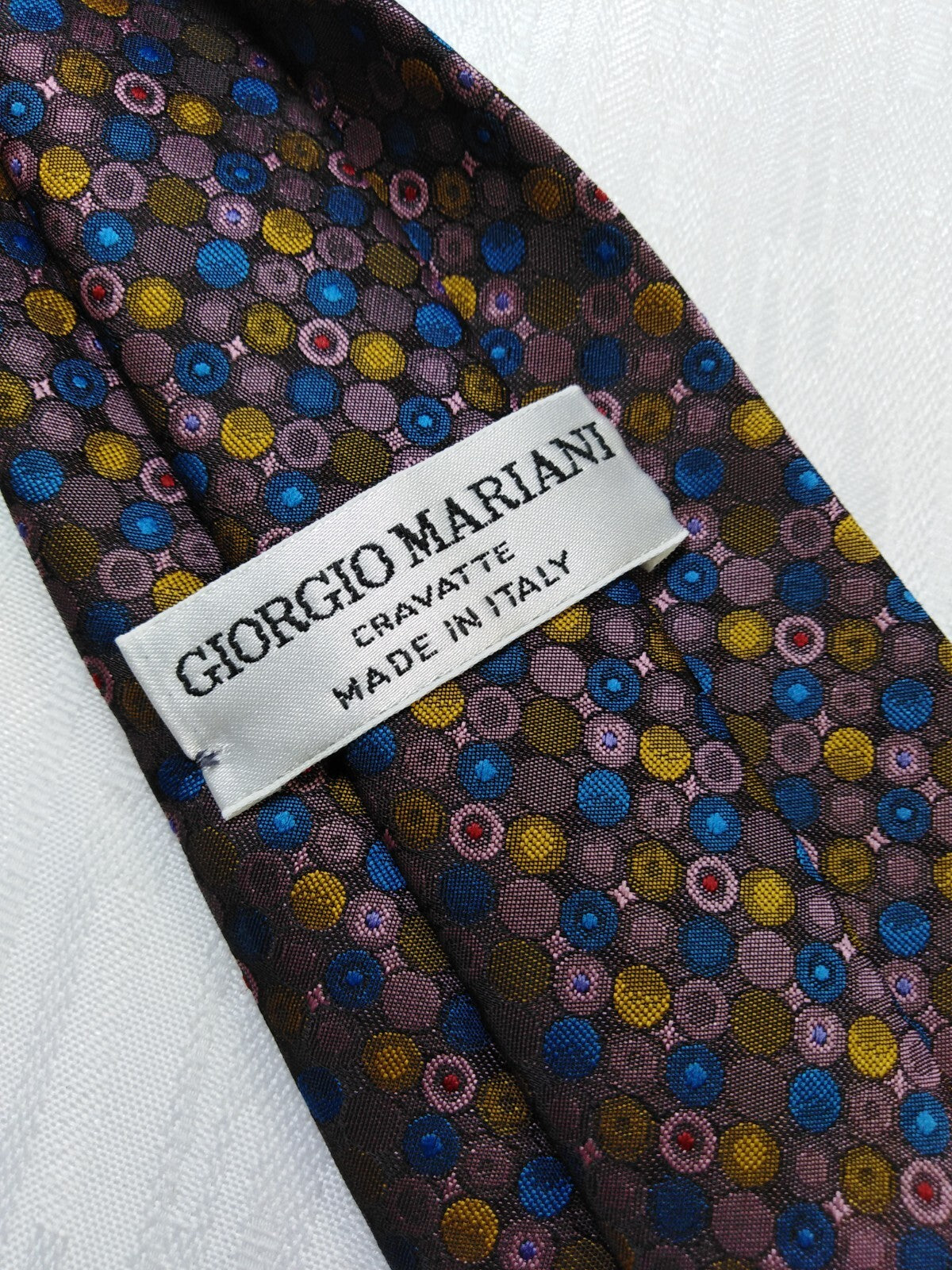 GIORGIO MARIANI 100% SILK TIE SETA CRAVATTA NECKTIE MADE IN ITALY CLASSIC