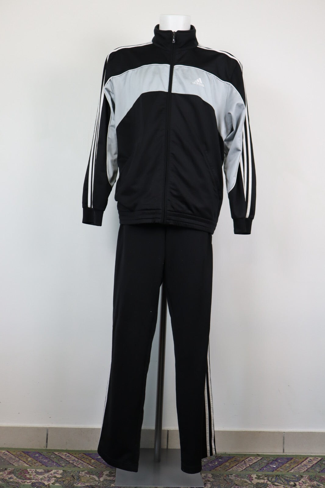 ADIDAS TUTA COMPLETO DUE PEZZI  TG. 6 TRACKSUIT JACKET GIACCA PANTS UOMO SPORT