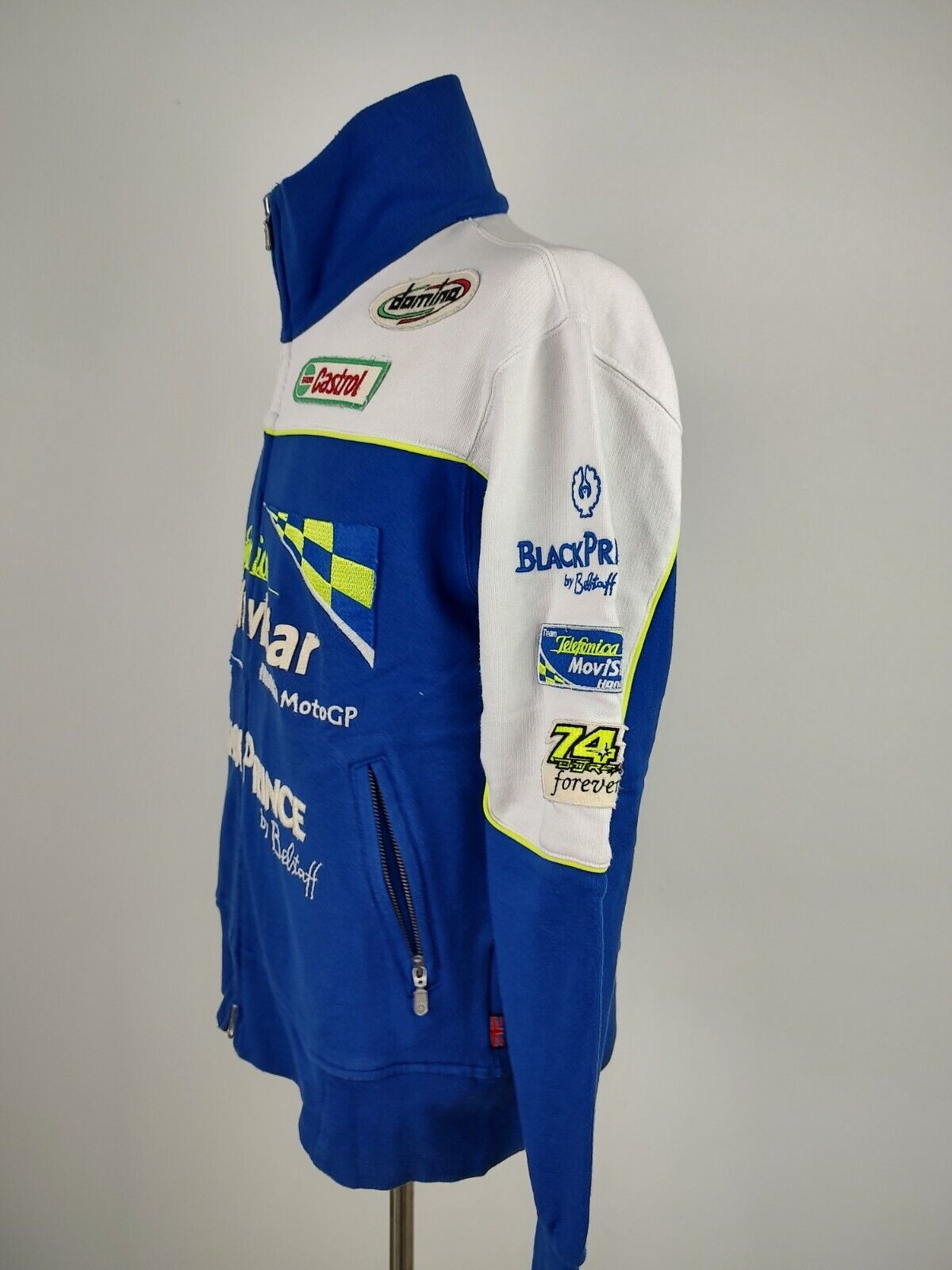 BELSTAFF BLACK PRINCE FELPA MOTOGP UOMO M MAN SWEATSHIRT HONDA ORIGINAL PRO TEAM