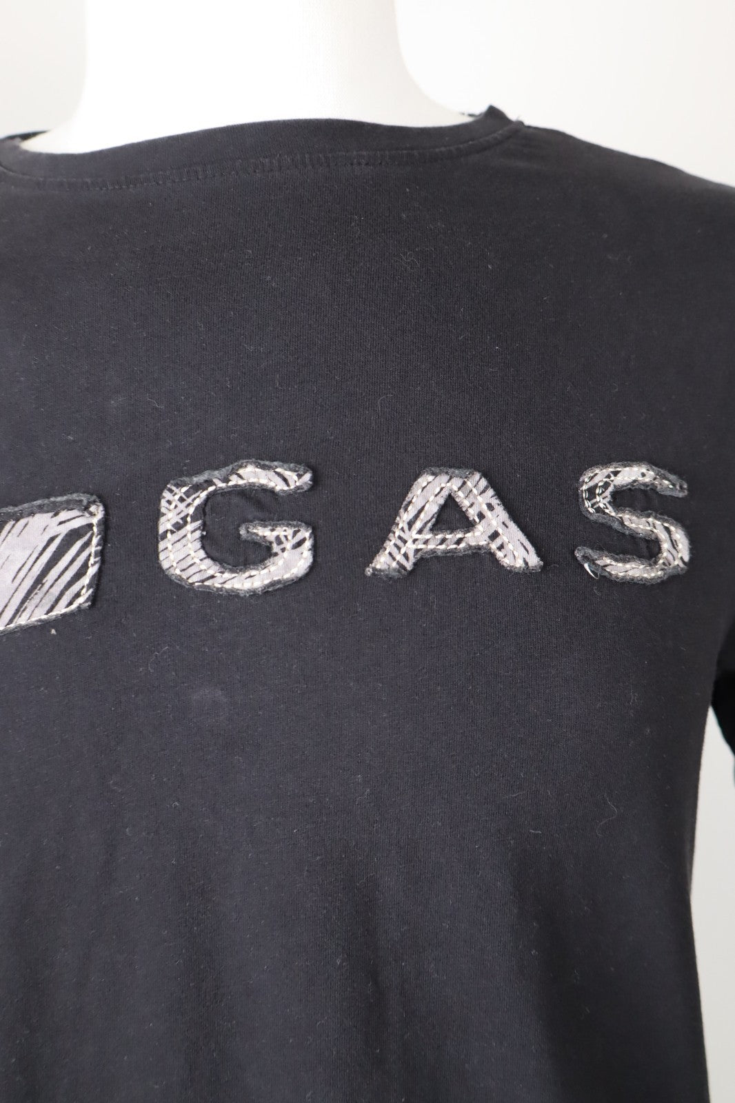 GAS MAGLIA UOMO TG. S MAN T-SHIRT VINTAGE CASUAL LOGO ITALY COTONE