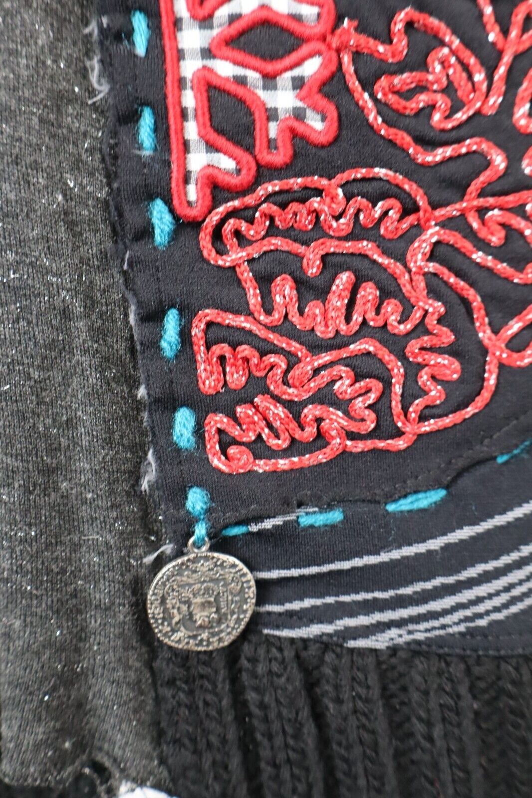 DESIGUAL VESTITO ABITO DONNA TG. S M WOMAN CASUAL VINTAGE DRESS