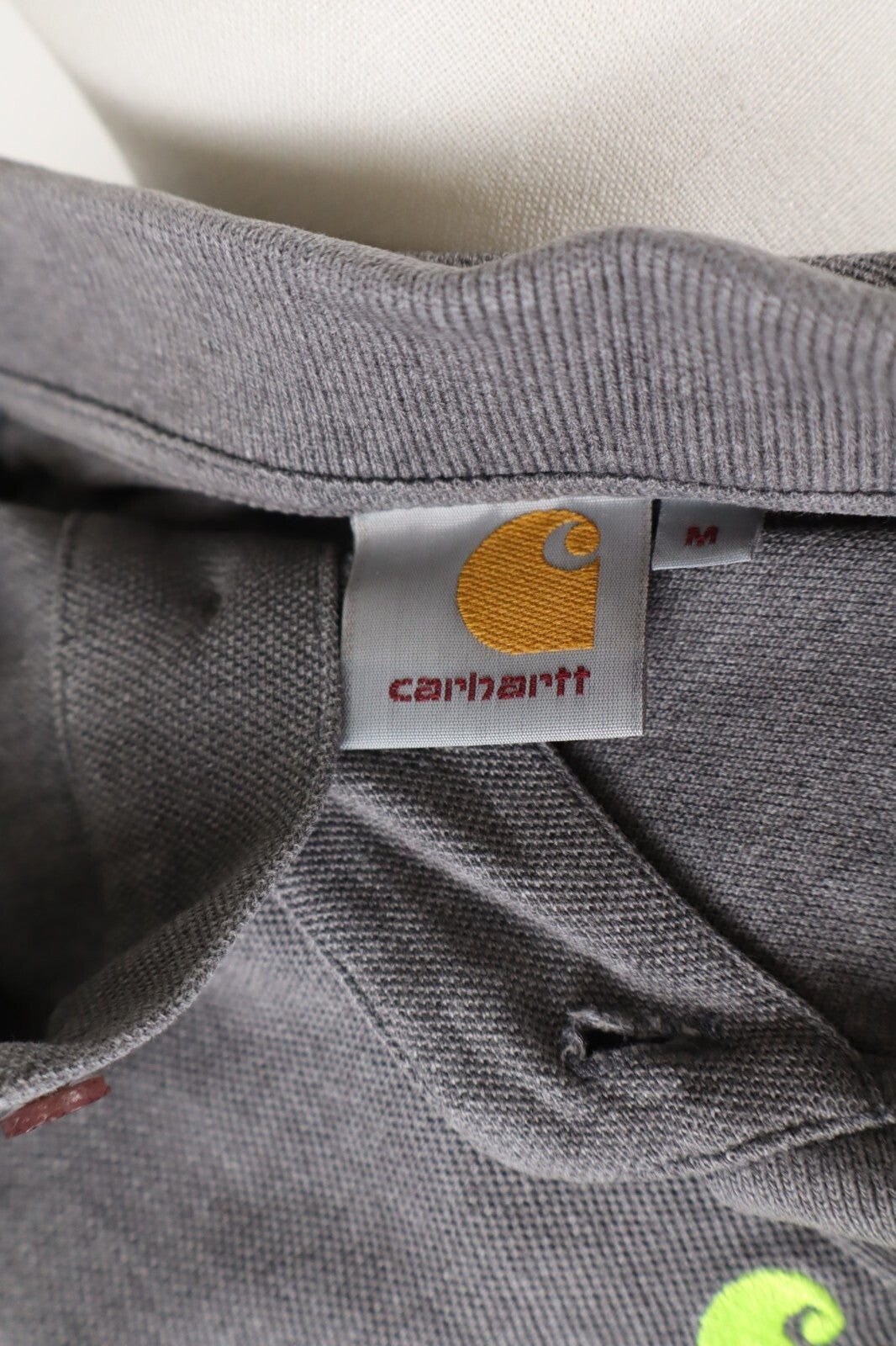 CARHARTT POLO MAGLIA UOMO TG. M MAN T-SHIRT VINTAGE CASUAL COTONE