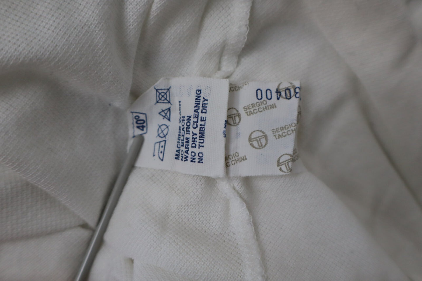 SERGIO TACCHINI TENNIS MAGLIA POLO UOMO TG V MAN SHIRT CASUAL VINTAGE MADE ITALY